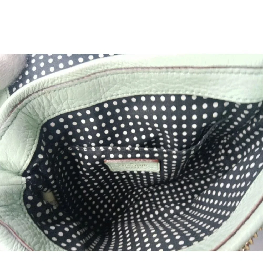 Kate Spade Astor Court Naomi Quilted  Leather Crossbody Bag Mint Green MSRP $228